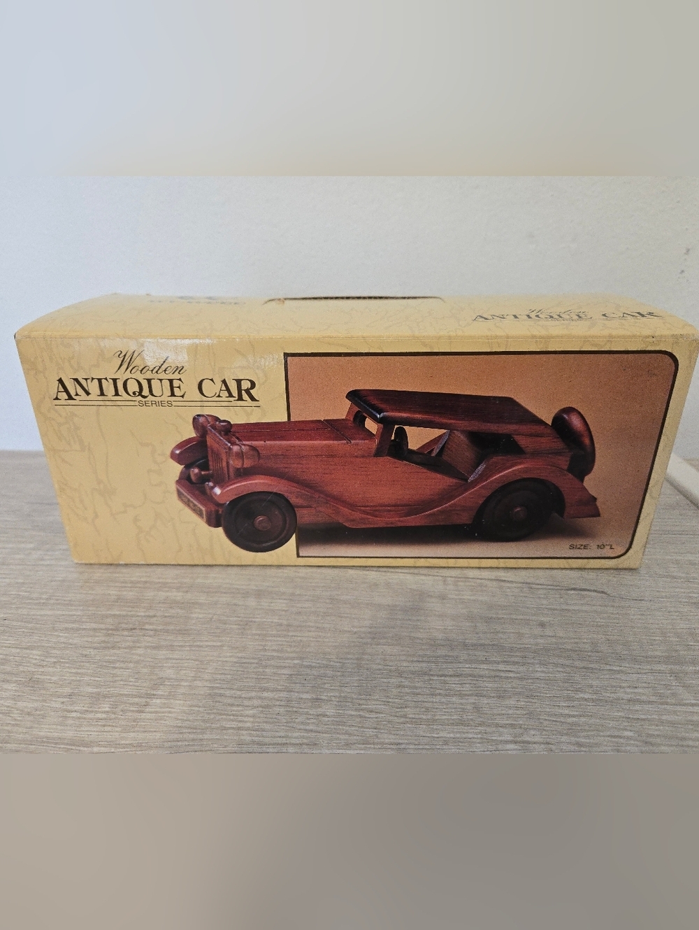 Antique Wooden Car Series -  Wuu Wood Original Box 1900s